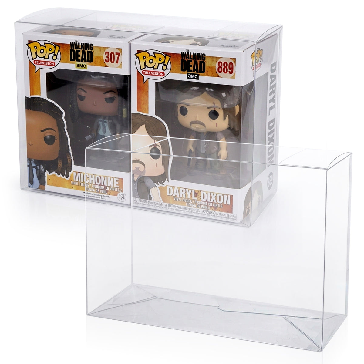 Funko Pop 2 Single Pop Wonderwoman EVORETRO PET Protector 0.35MM