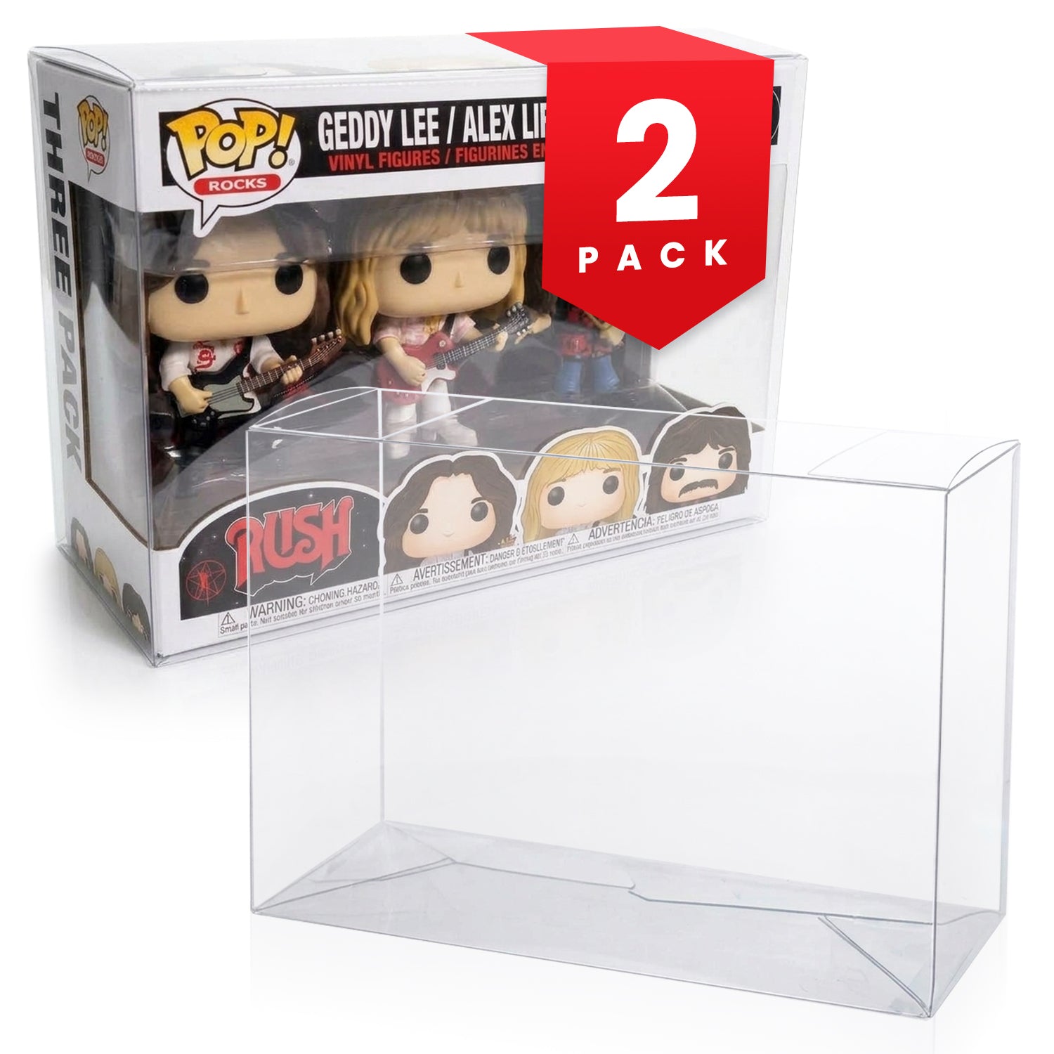 Funko Pop 2 Single Pop Wonderwoman EVORETRO PET Protector 0.35MM