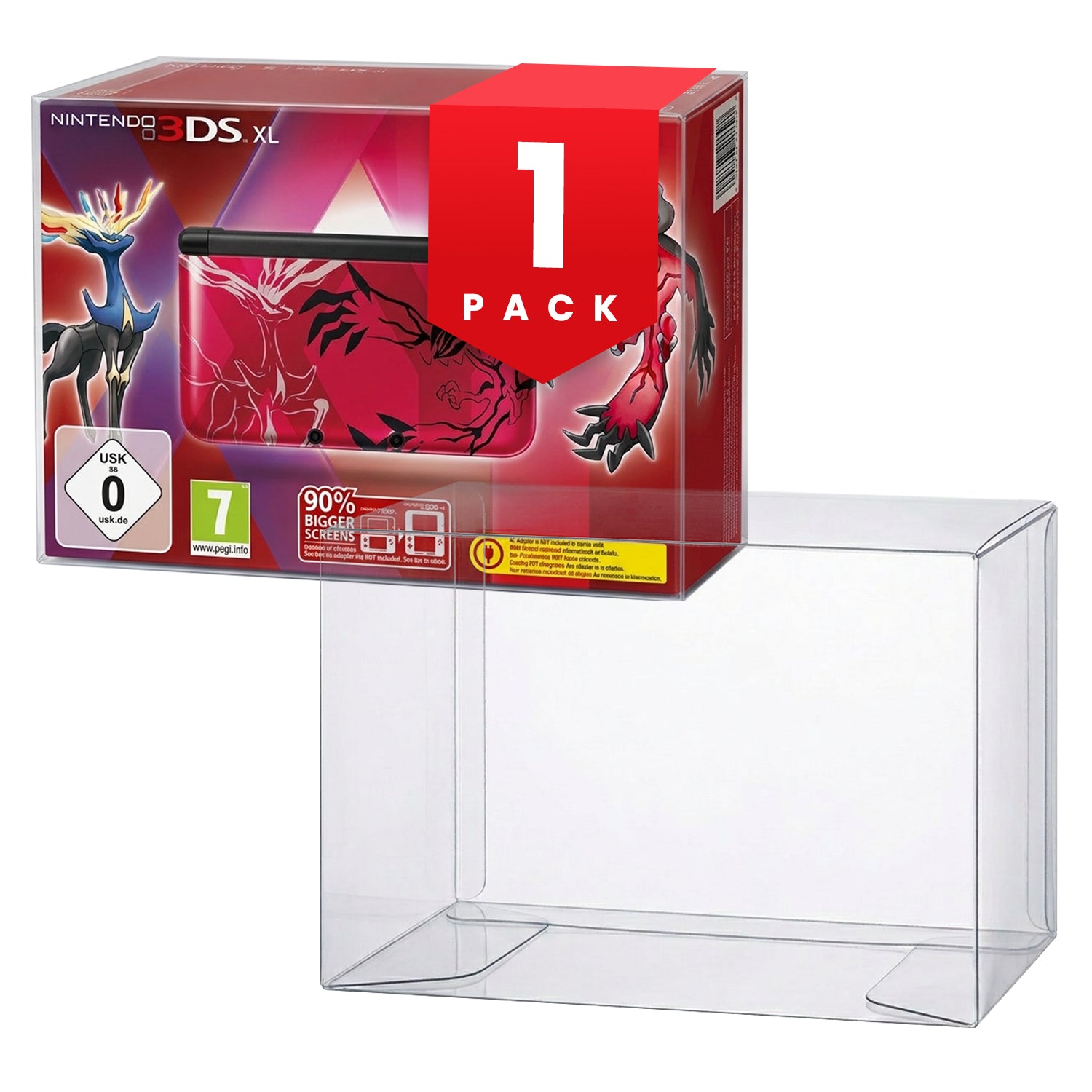 Nintendo 3DS XL Console Box EVORETRO Protector 0.40MM - Pack of 1
