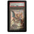Black bumper graded slab protector for PSA slabs protecting trading card cases from damage