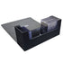 Open magnetic card holder containing several one-touch magnetic card holders