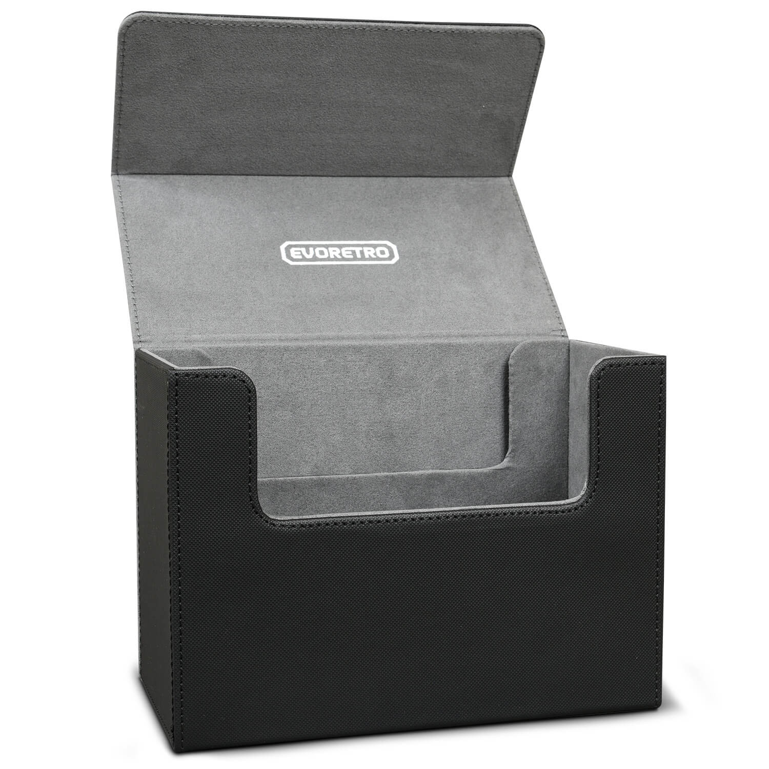 EVORETRO Lightweight Magnetic Card Holder - 180+ Toploaders or 500+ Trading Cards | Black/Grey