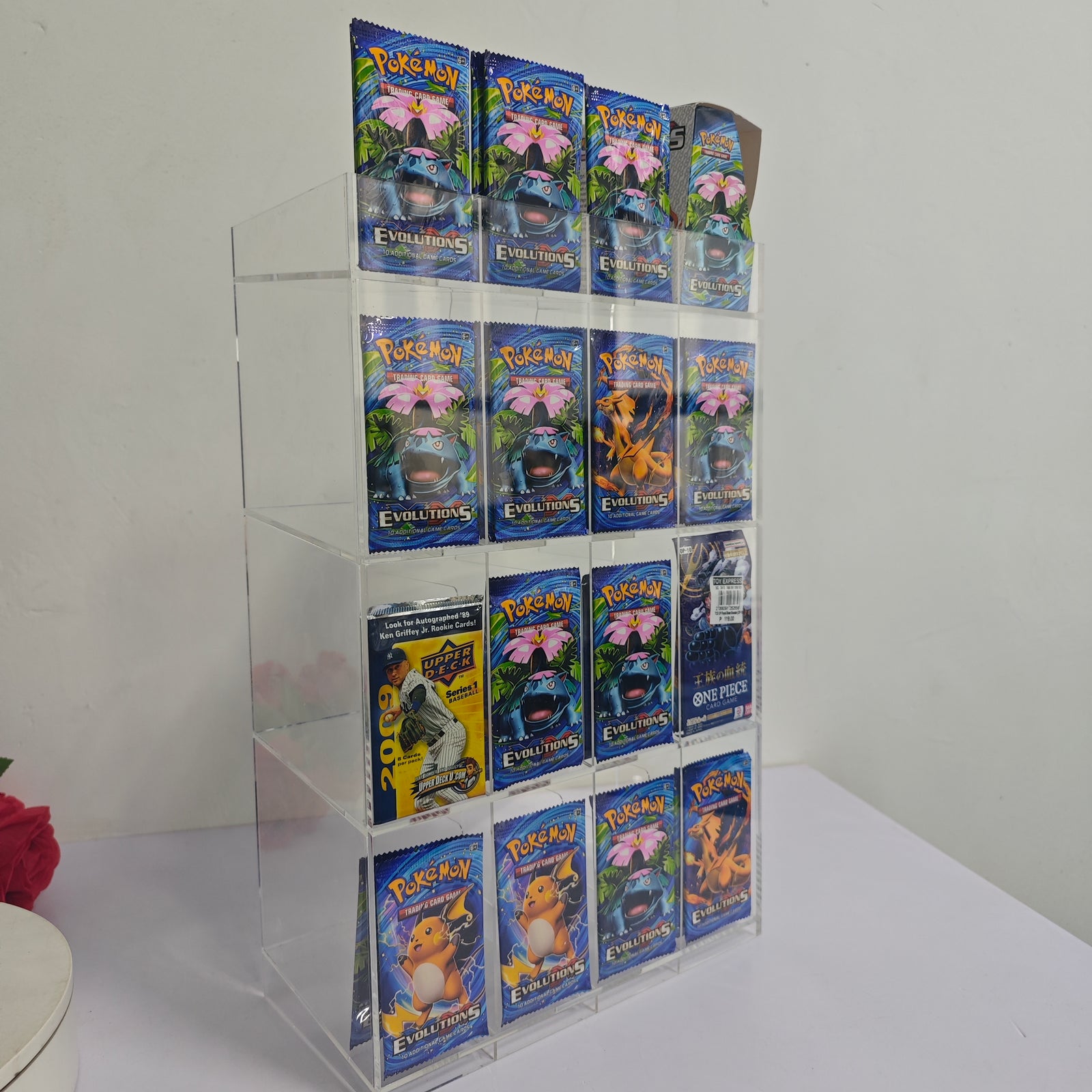 Présentoir acrylique Pokémon Booster Pack 6 emplacements