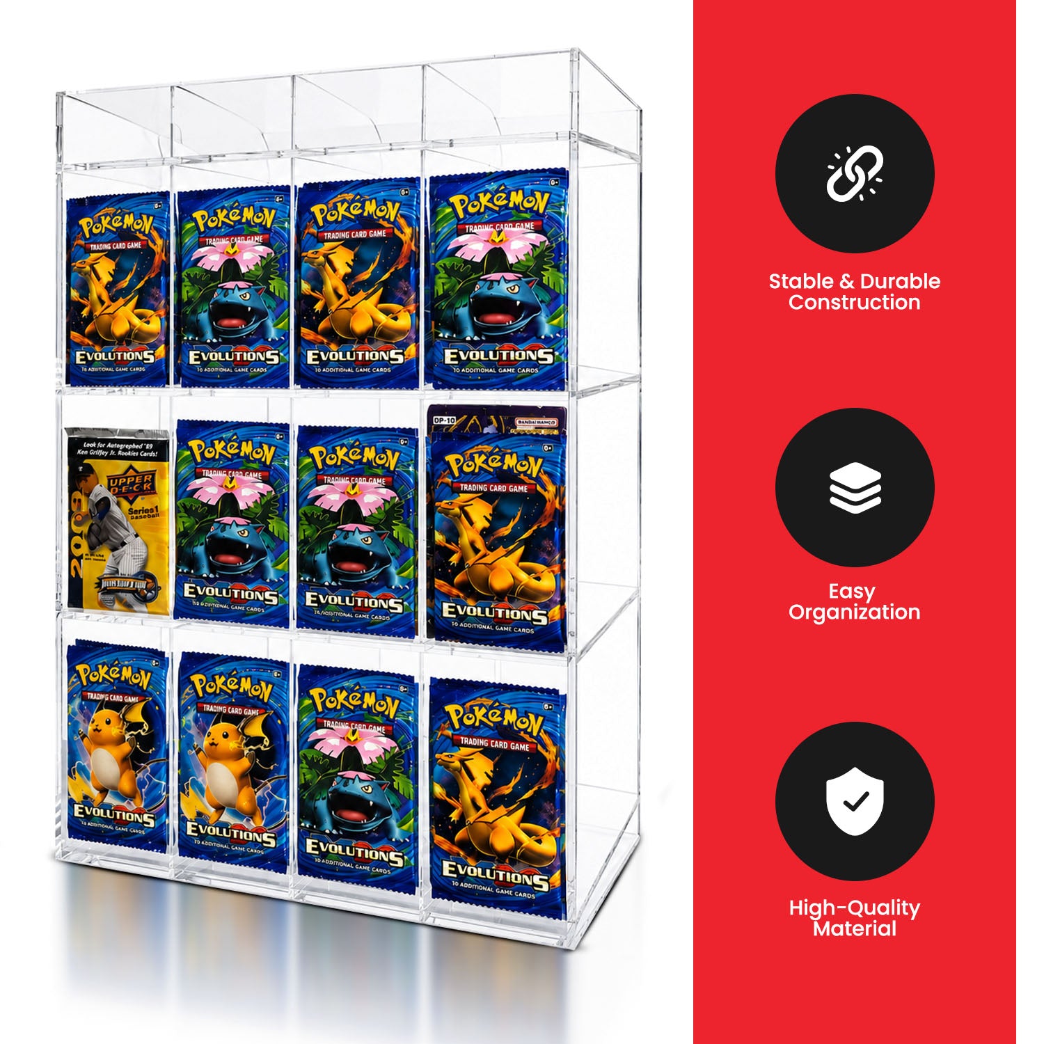 Acrylic Display Stand for Booster  Dispenser Packs