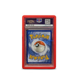 Red bumper graded slab protector for PSA slabs protecting trading card cases from damage