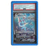 Dark blue bumper graded slab protector for PSA slabs protecting trading card cases from damage