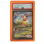 Orange bumper graded slab protector for PSA slabs protecting trading card cases from damage