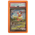 Orange bumper graded slab protector for PSA slabs protecting trading card cases from damage