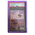 Purple bumper graded slab protector for PSA slabs protecting trading card cases from damage