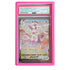 Pink bumper graded slab protector for PSA slabs protecting trading card cases from damage