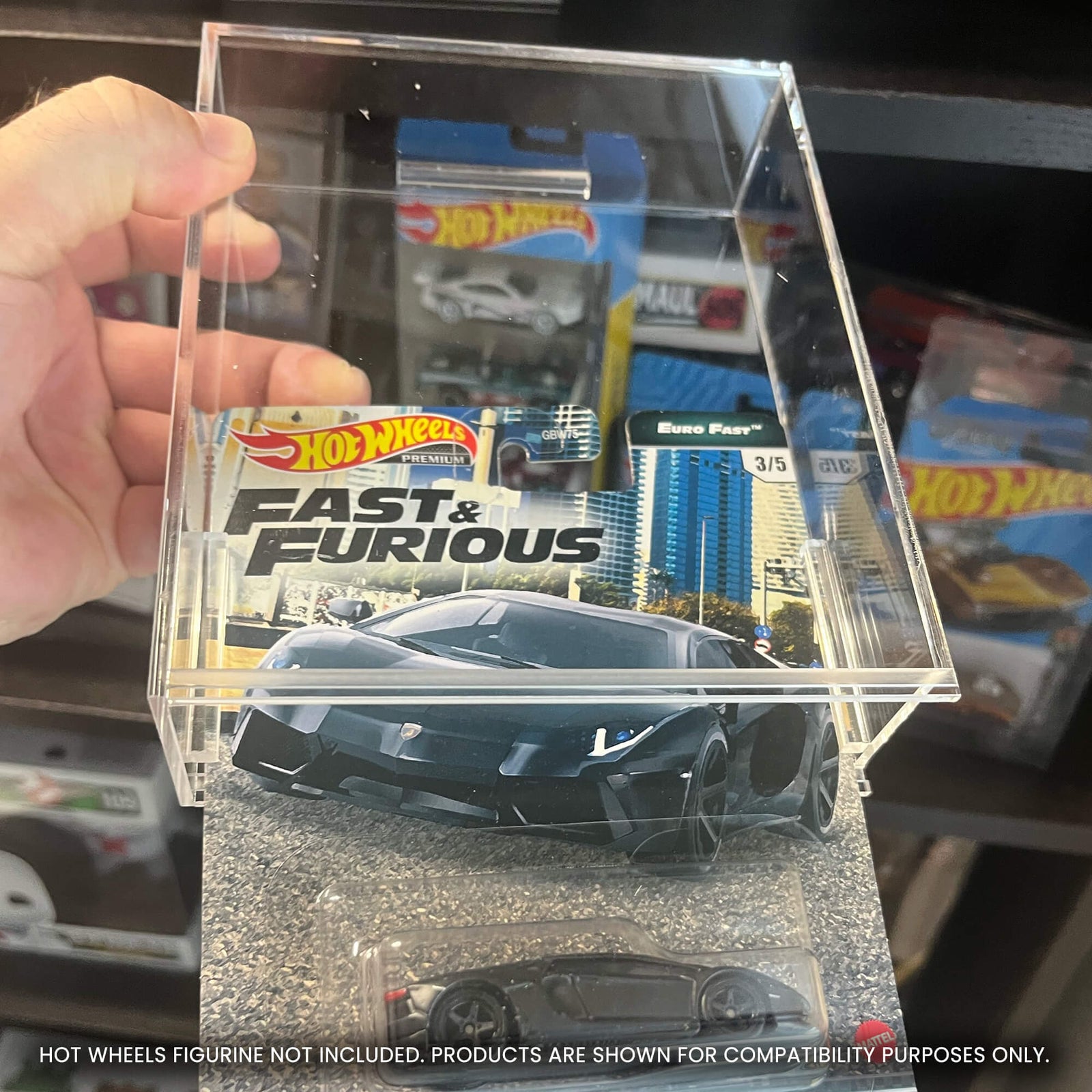 Acrylic Protector Case for Hot Wheels Premium, Pack of 2 | EVORETRO