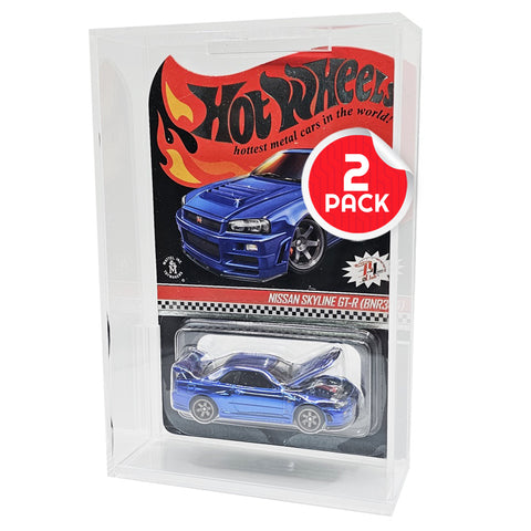 Acrylic Hot Wheels Mainline Protectors - 2 Pack