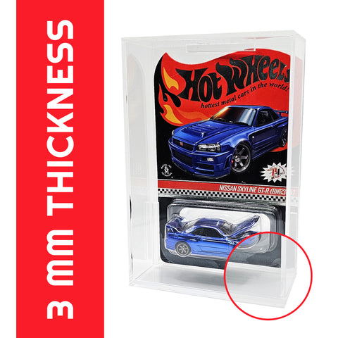 Acrylic Hot Wheels Mainline Protectors - 2 Pack