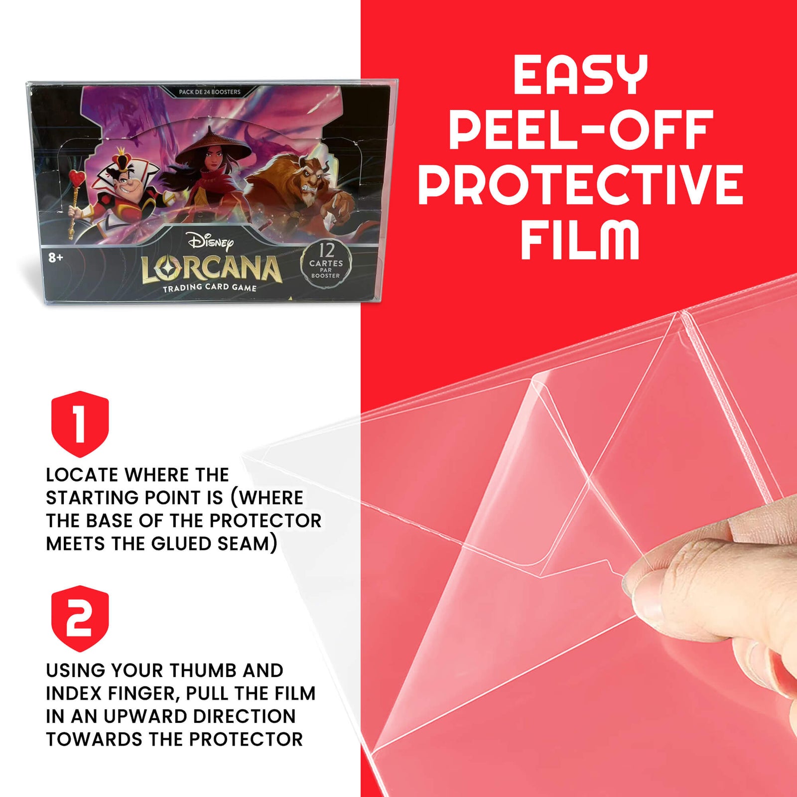 Protector for Lorcana 24 pack booster pack of 5 EVORETRO Canada Protector for Lorcana 24 pack booster pack of 5 EVORETRO Canada