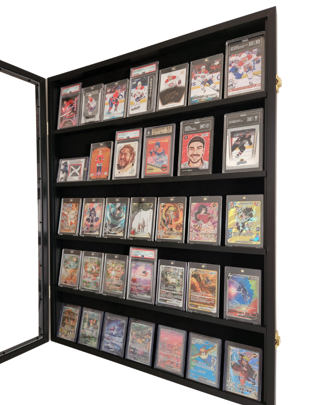 EVORETRO Magnetic Graded Card Wooden Display Frame