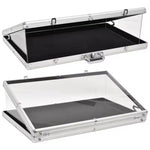 Vitrine en aluminium pour cartes et jouets 24 x 20 x 4 pouces 