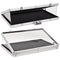 Vitrine en aluminium pour cartes et jouets 24 x 20 x 4 pouces 