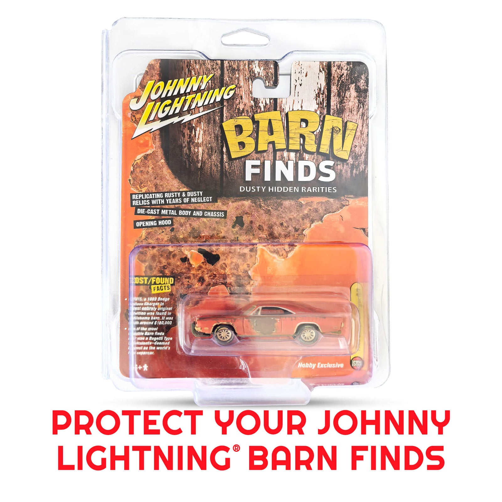 EVORETRO Protector for Johnny Lightning, 0.80mm, Pack of 10