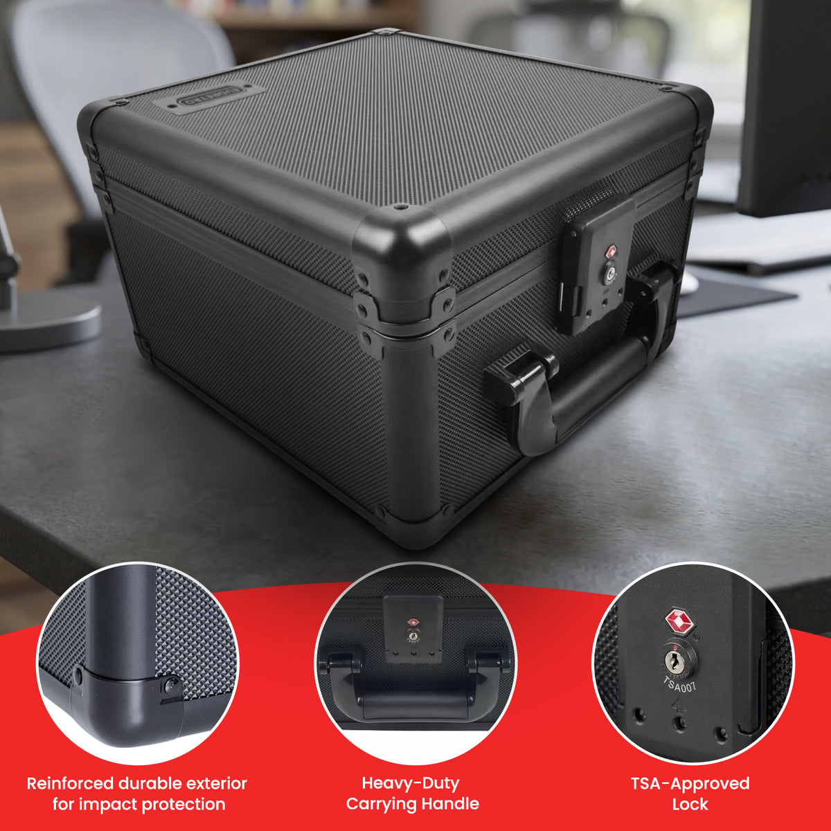 EVORETRO Graded Card Storage Box, TSA Lock