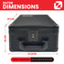 EVORETRO Graded Card Storage Box, TSA Lock
