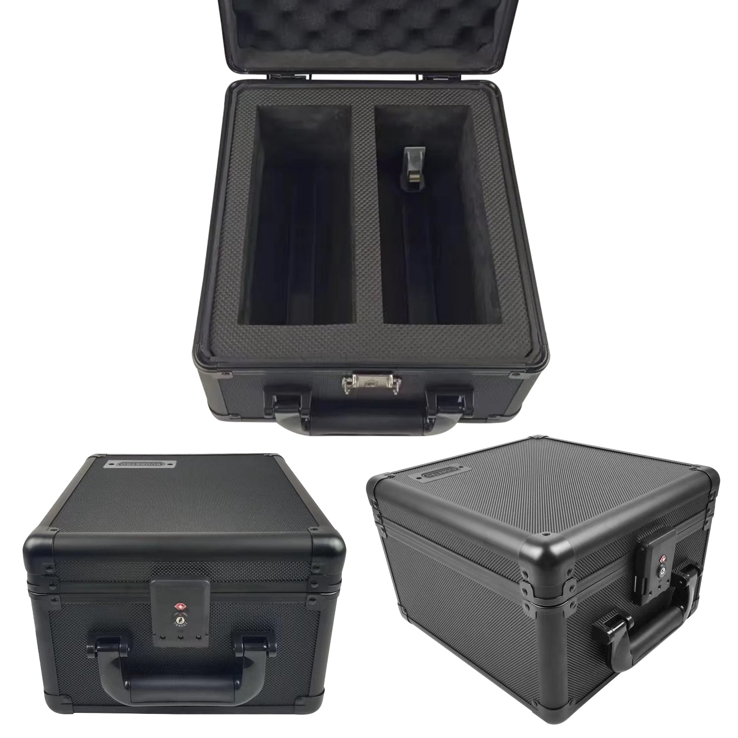 Boîte de rangement EVORETRO en aluminium pour cartes gradées avec serrure TSA