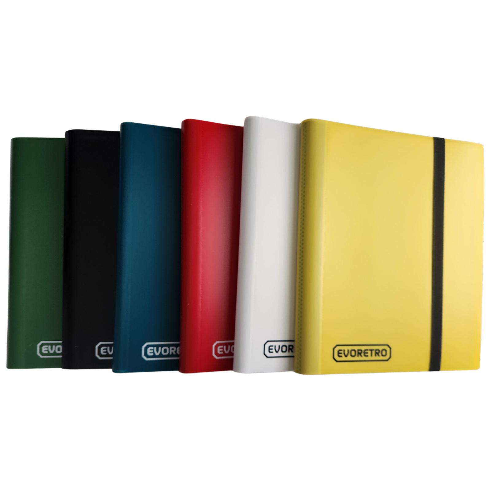 9 pocket card flex portfolio binders in multiple colors for trading cards holding 360 cards