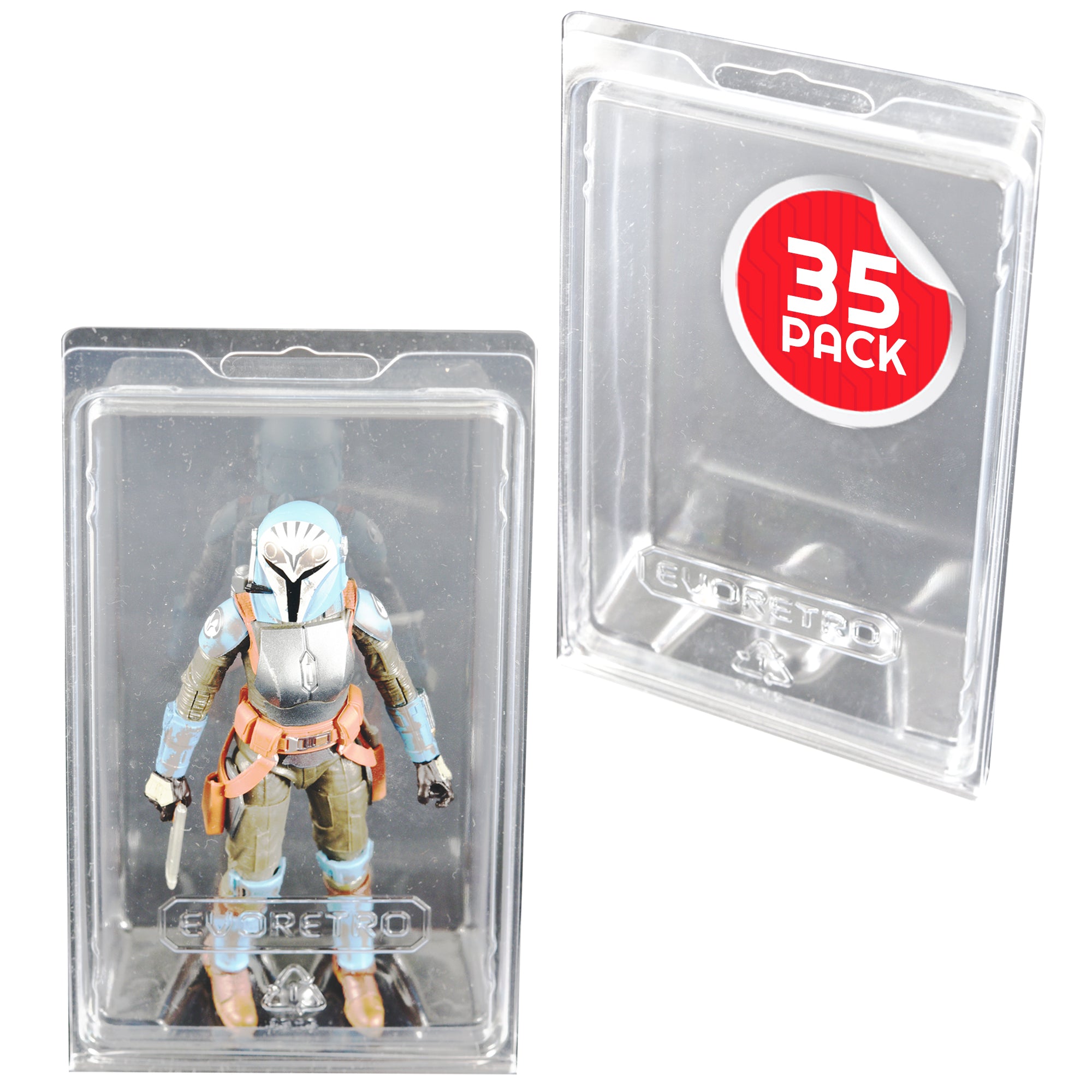 Action Figure Blister Packs for 3.75 Large  | EVORETRO