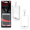 Magnetic card holder keychain with packaging on a white background