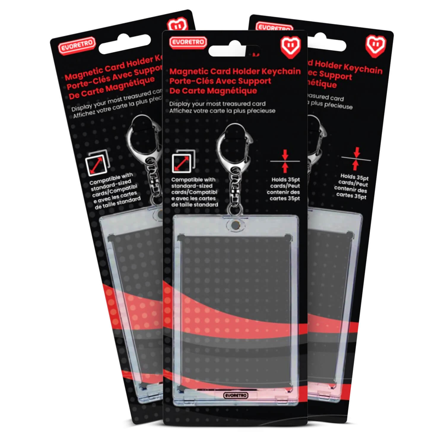 Présentoir One-Touch pour porte-cartes magnétiques 35PT et 55PT 130PT - Compatible avec Ultra Pro, EVORETRO Emballage en vrac
