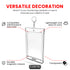 Clear plastic card holder with keychain attachment, features highlighted on a white background.