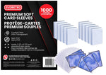 Bulk pack soft card sleeves for collectors and sellers – EVORETRO 1000