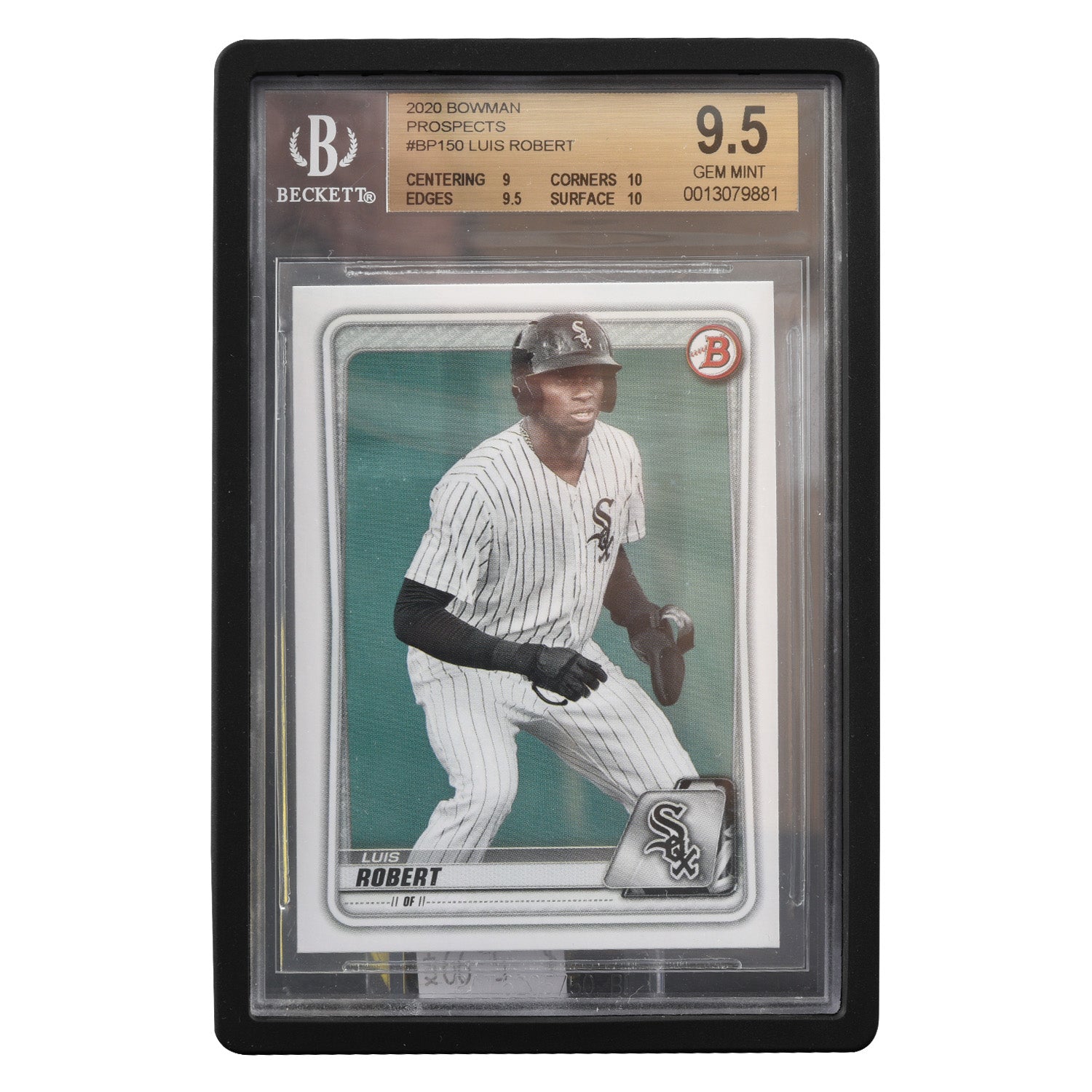 EVORETRO black bumper for Beckett BGS slab protective case for graded trading cards