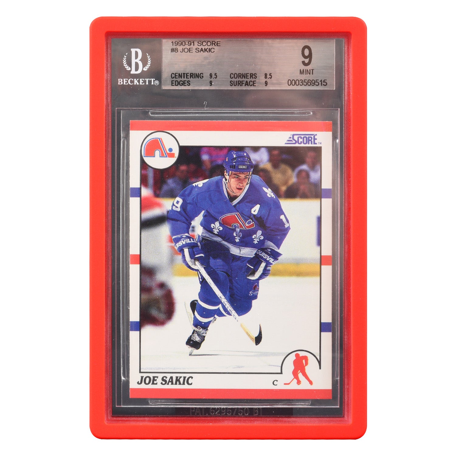 EVORETRO red bumper for Beckett BGS slab protective case for graded trading cards