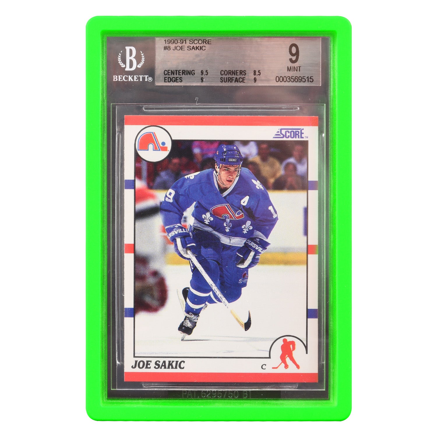 EVORETRO green bumper for Beckett BGS slab protective case for graded trading cards