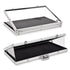 Vitrine en aluminium pour cartes et jouets 24 x 20 x 4 pouces 