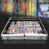 Vitrine en aluminium pour cartes et jouets 24 x 20 x 4 pouces 