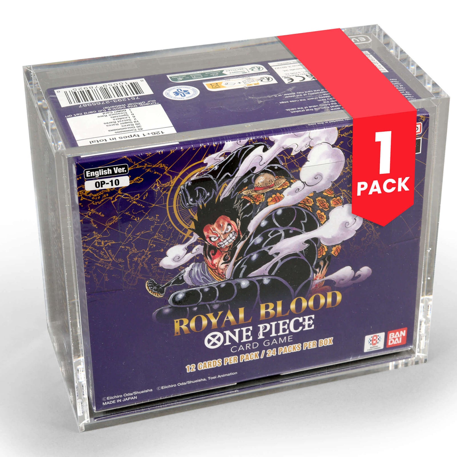 one piece trading card game display EVORETRO Acrylic Display Case for One Piece TCG Booster Box – EVORETRO Canada