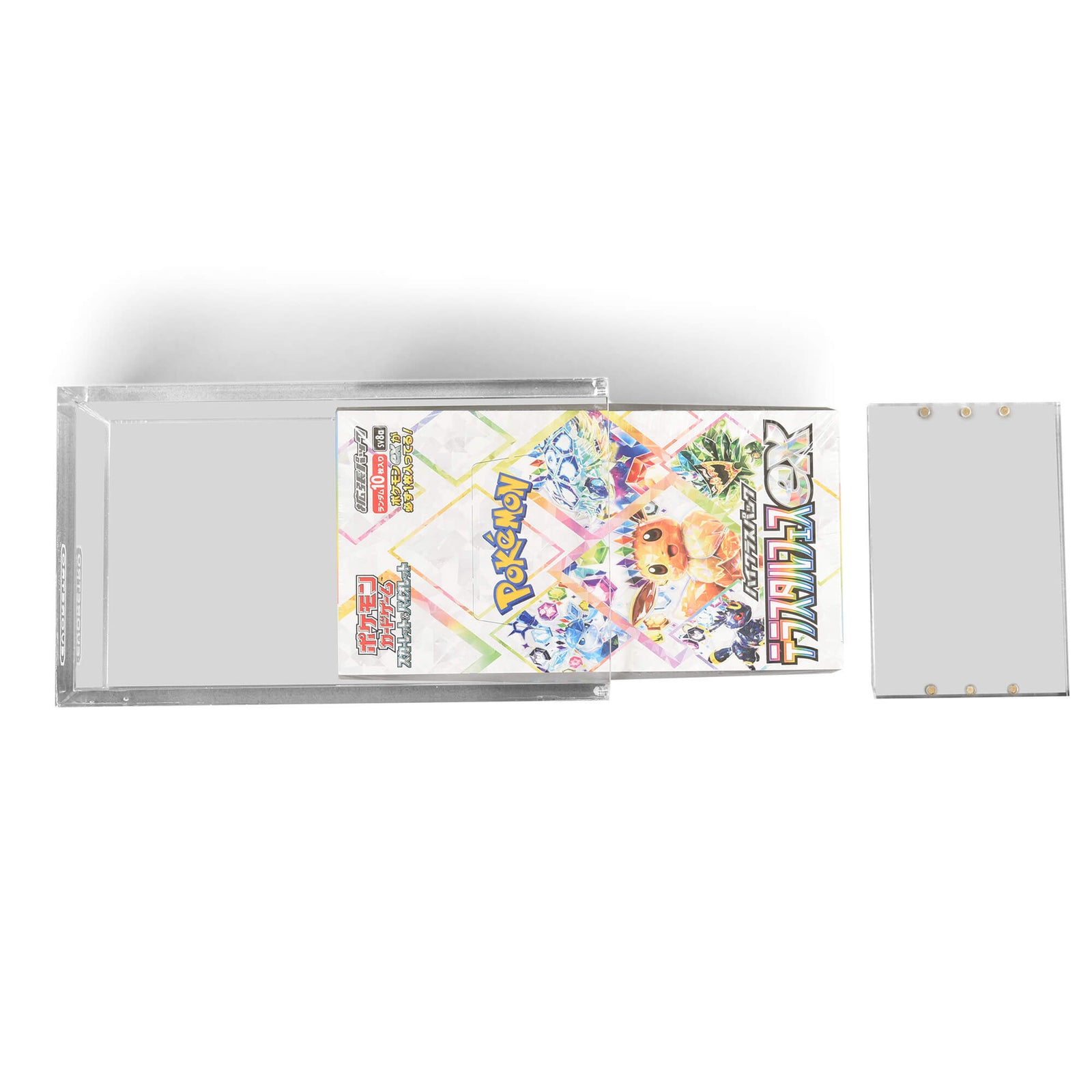 Boîtier acrylique magnétique EVORETRO pour petit booster box japonais