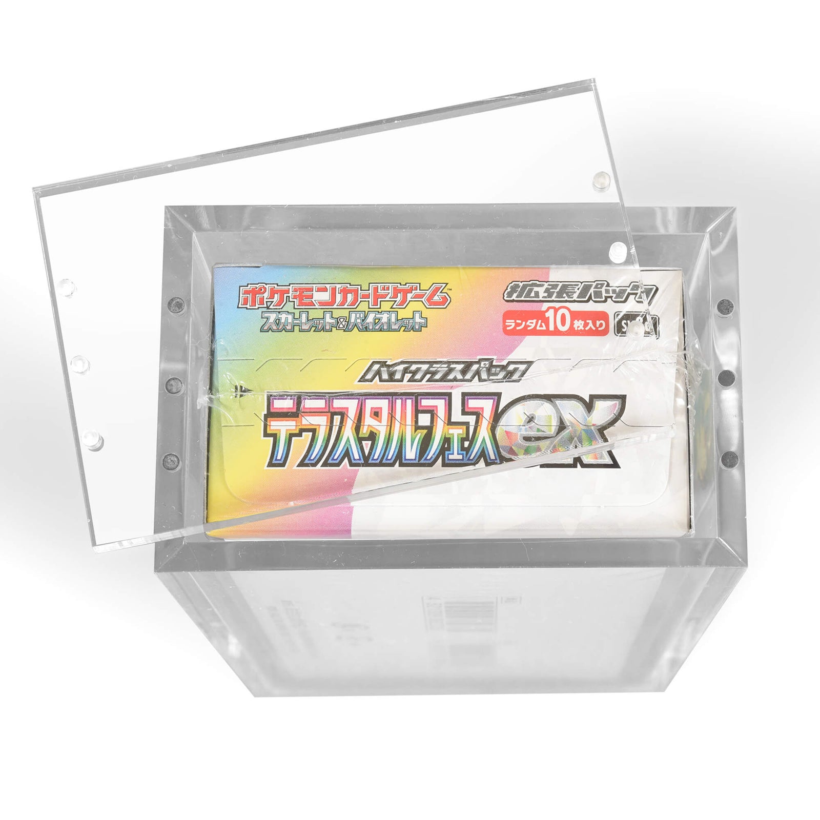 Boîtier acrylique magnétique EVORETRO pour petit booster box japonais