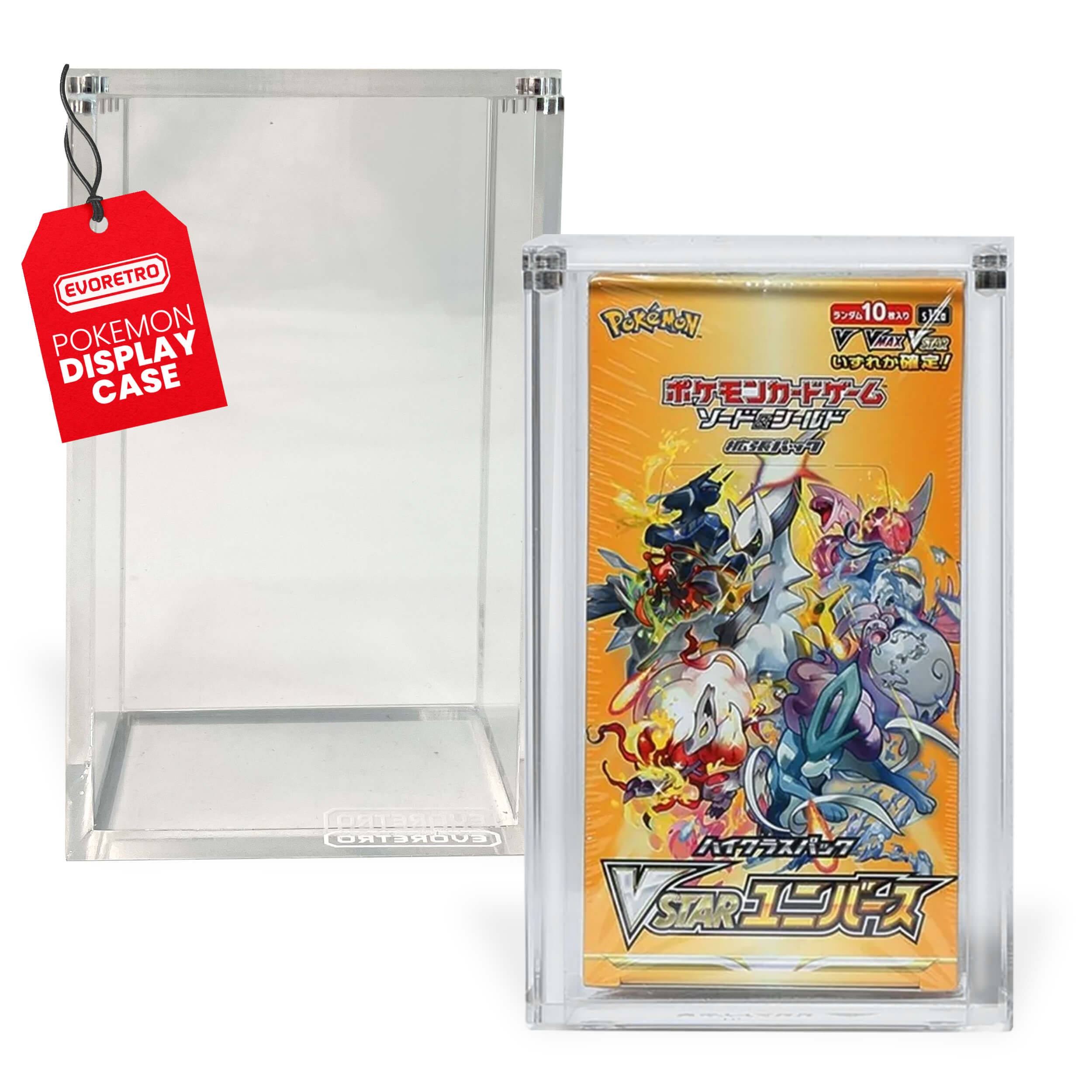 Boîtier acrylique magnétique EVORETRO pour petit booster box japonais