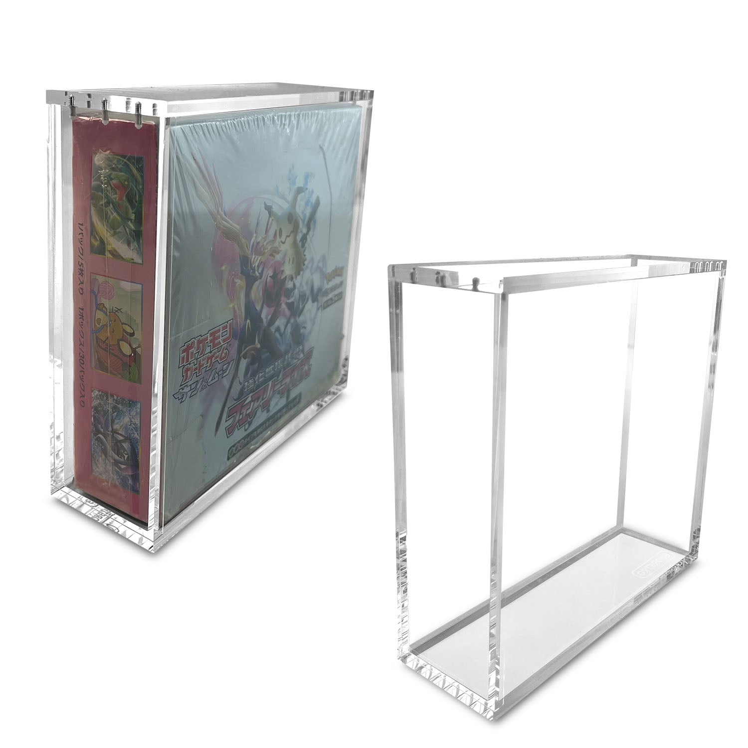 Boîtier acrylique magnétique EVORETRO pour gros booster box japonais