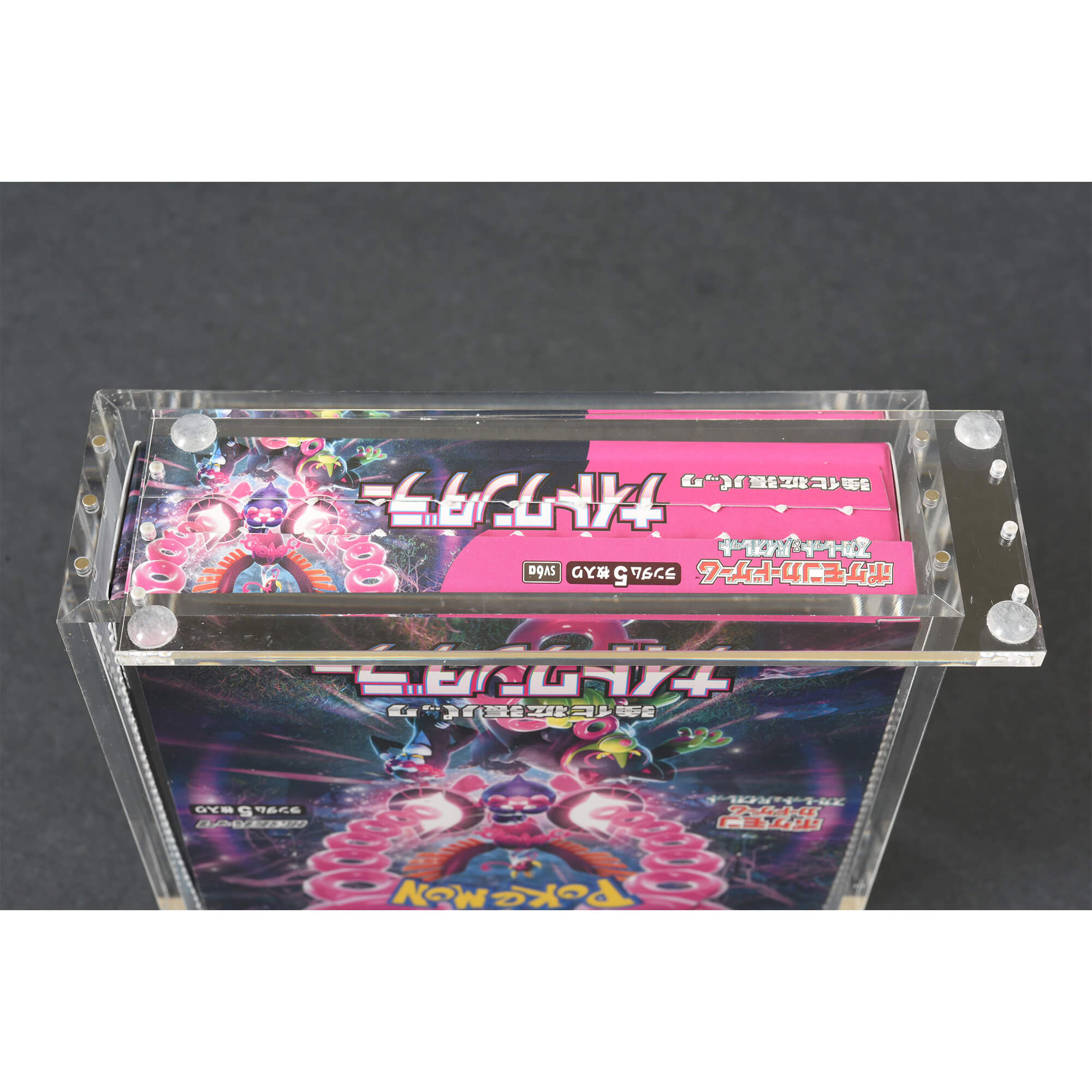 Boîtier acrylique magnétique EVORETRO pour gros booster box japonais