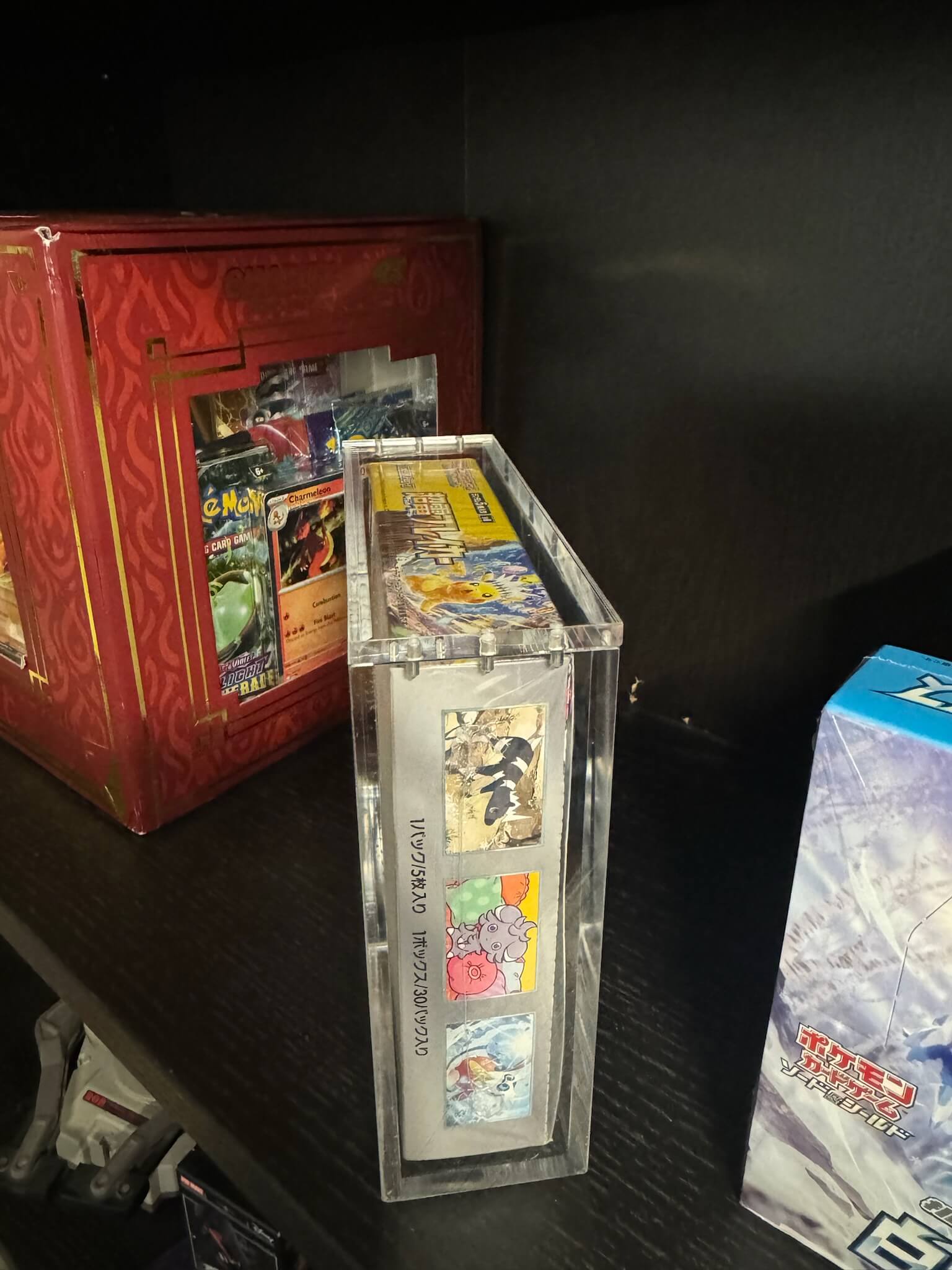 Boîtier acrylique magnétique EVORETRO pour gros booster box japonais
