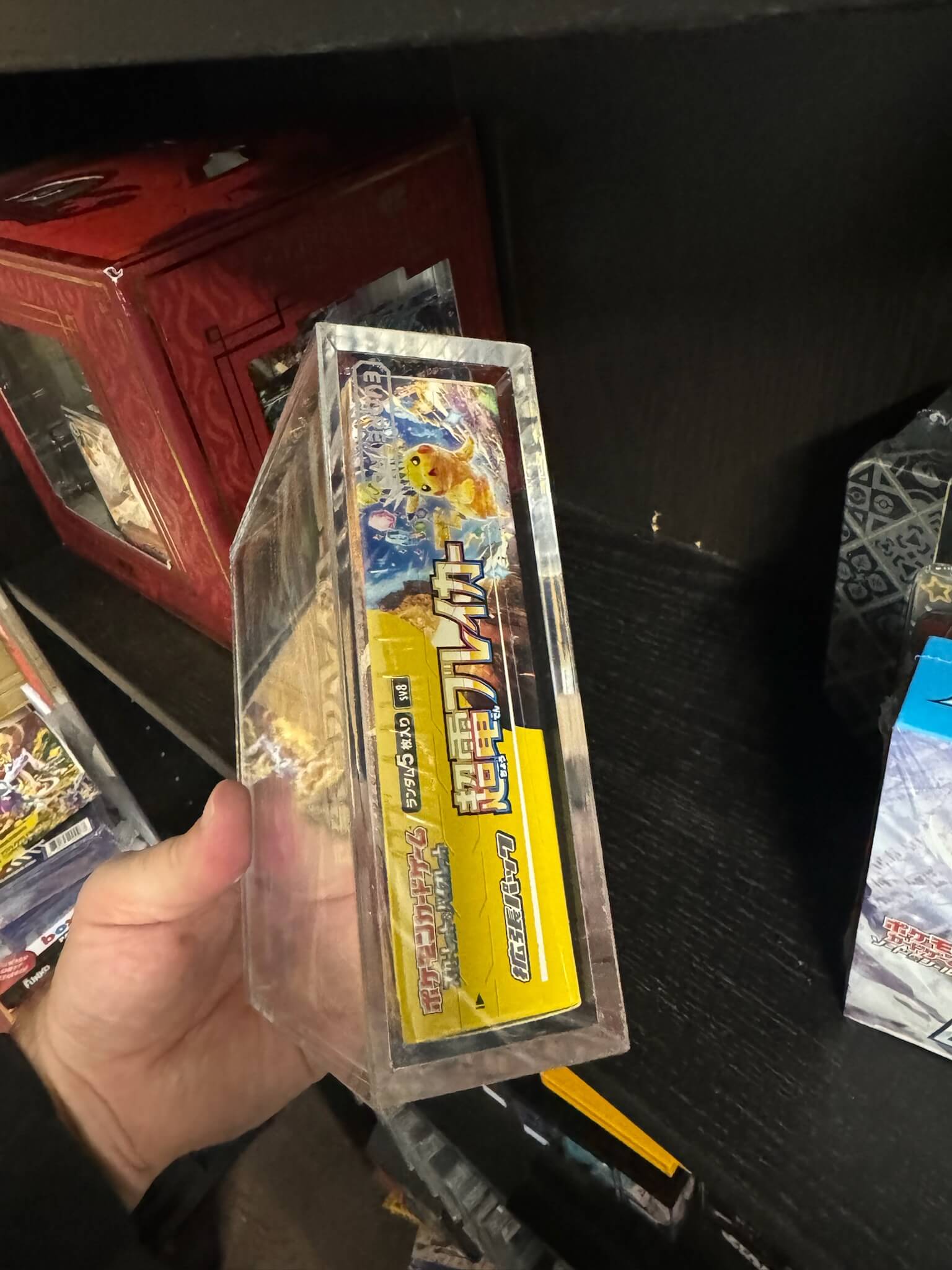 Boîtier acrylique magnétique EVORETRO pour gros booster box japonais