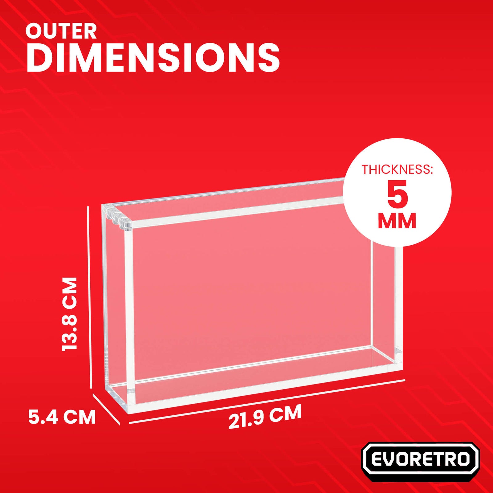 Boîte d’Exposition en Acrylique pour Boîte de Boosters Lorcana