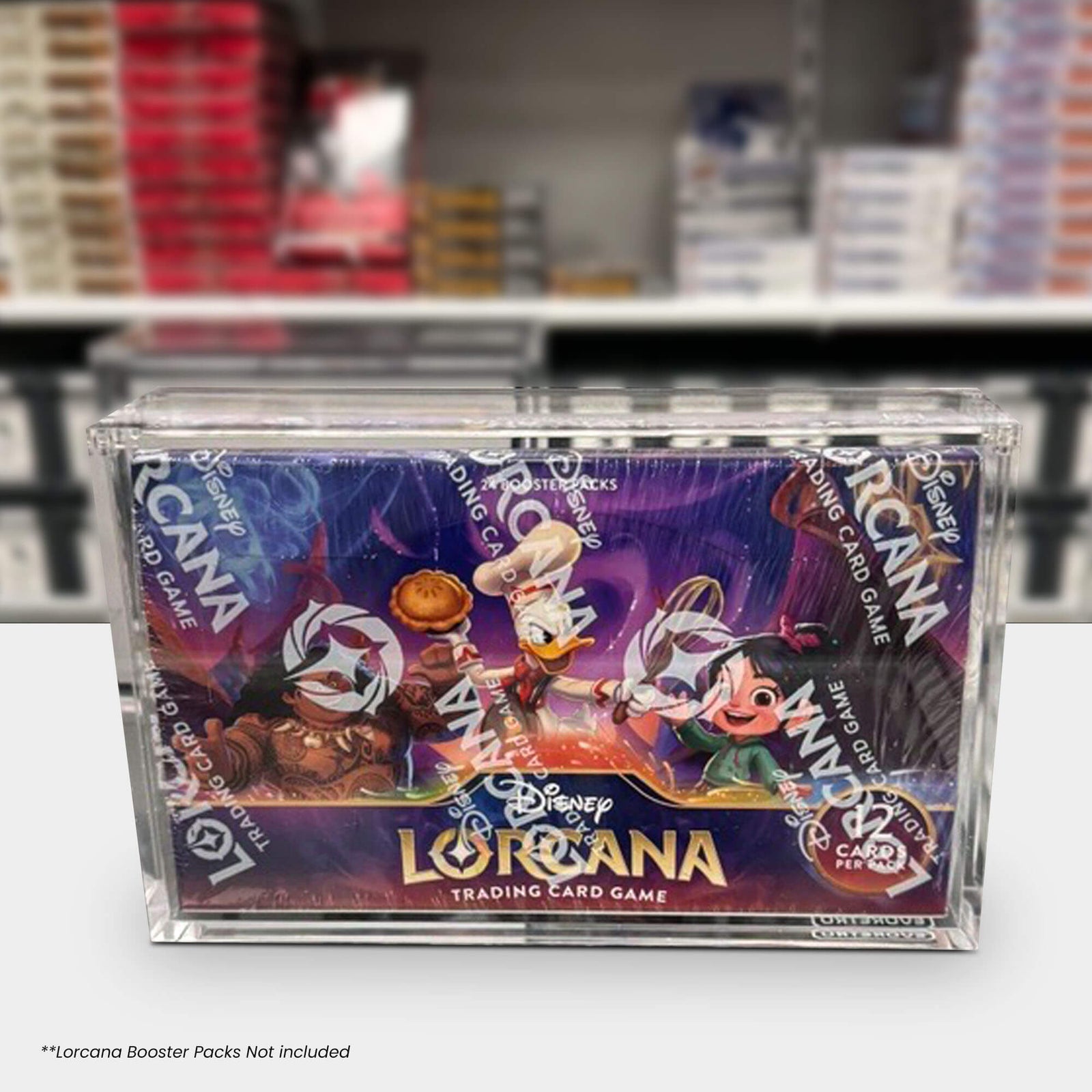Boîte d’Exposition en Acrylique pour Boîte de Boosters Lorcana