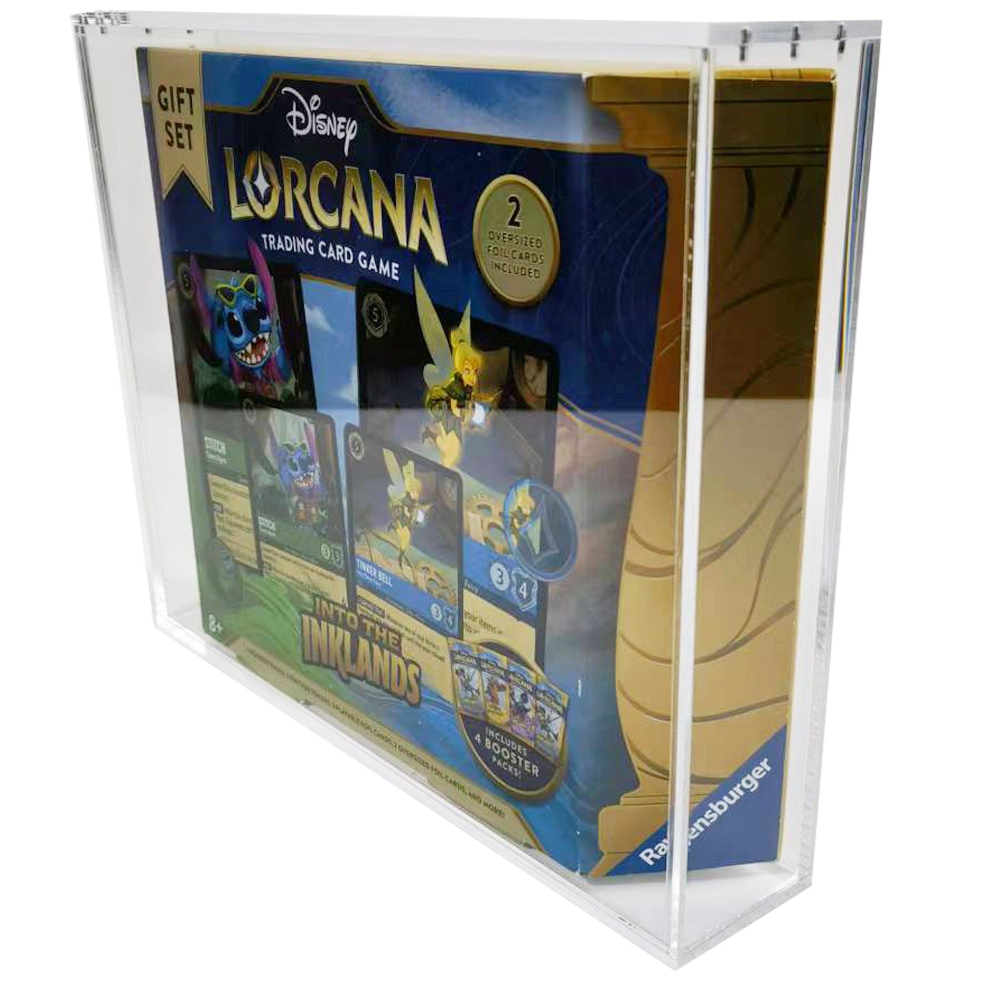 1x Lorcana Gift Set Display Case – 5mm Acrylic, Magnetic Lid