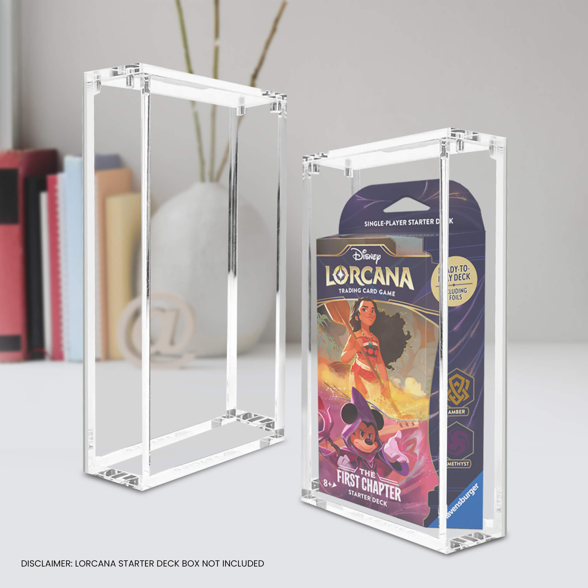 Lorcana Starter Deck Acrylic Display Case | Evoretro EVORETRO Canada Lorcana Starter Deck Acrylic Display Case | Evoretro EVORETRO Canada