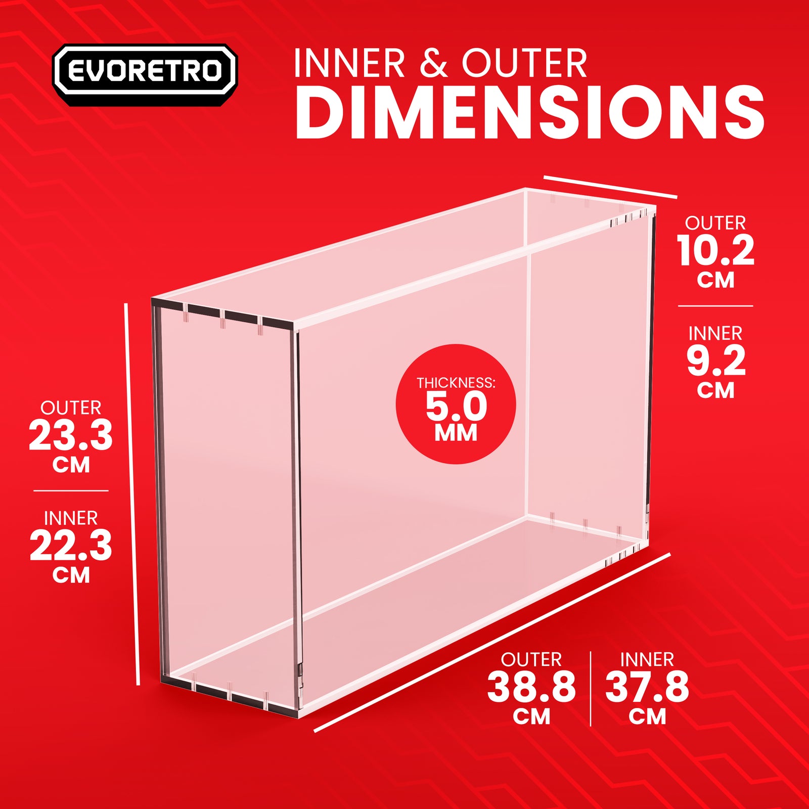 Acrylic Case Display for Pokemon 151 Scarlet & Violet Ultra-Premium Collection Box