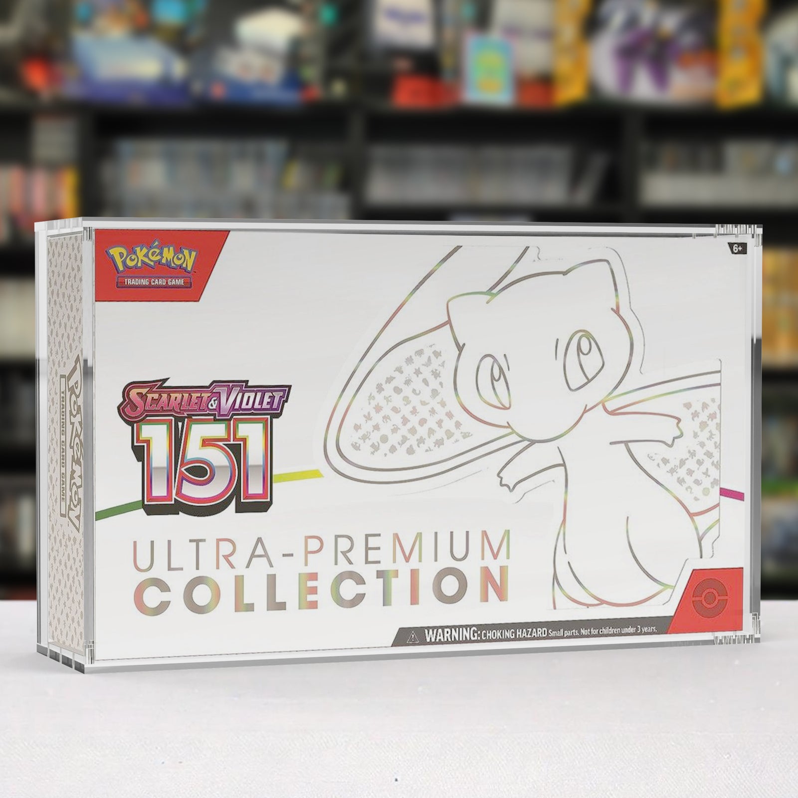 Acrylic Case Display for Pokemon 151 Scarlet & Violet Ultra-Premium Collection Box